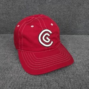 Cleveland Golf Hat Cap Strap Back Adjustable Red Golfer Lightweight Golfing Mens